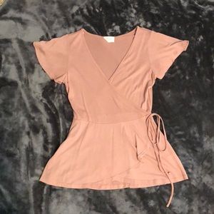 Blush blouse